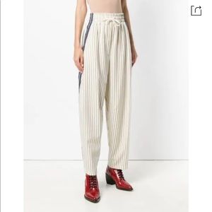 See By Chloe Striped Drawstring Trousers
